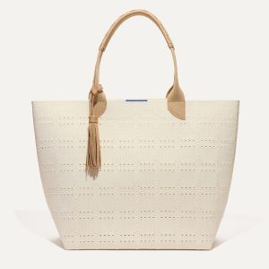 The Lightweight Tote - Ivory Perf