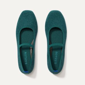 The ReVelvet? Max Square Mary Jane - ReVelvet? Everglade