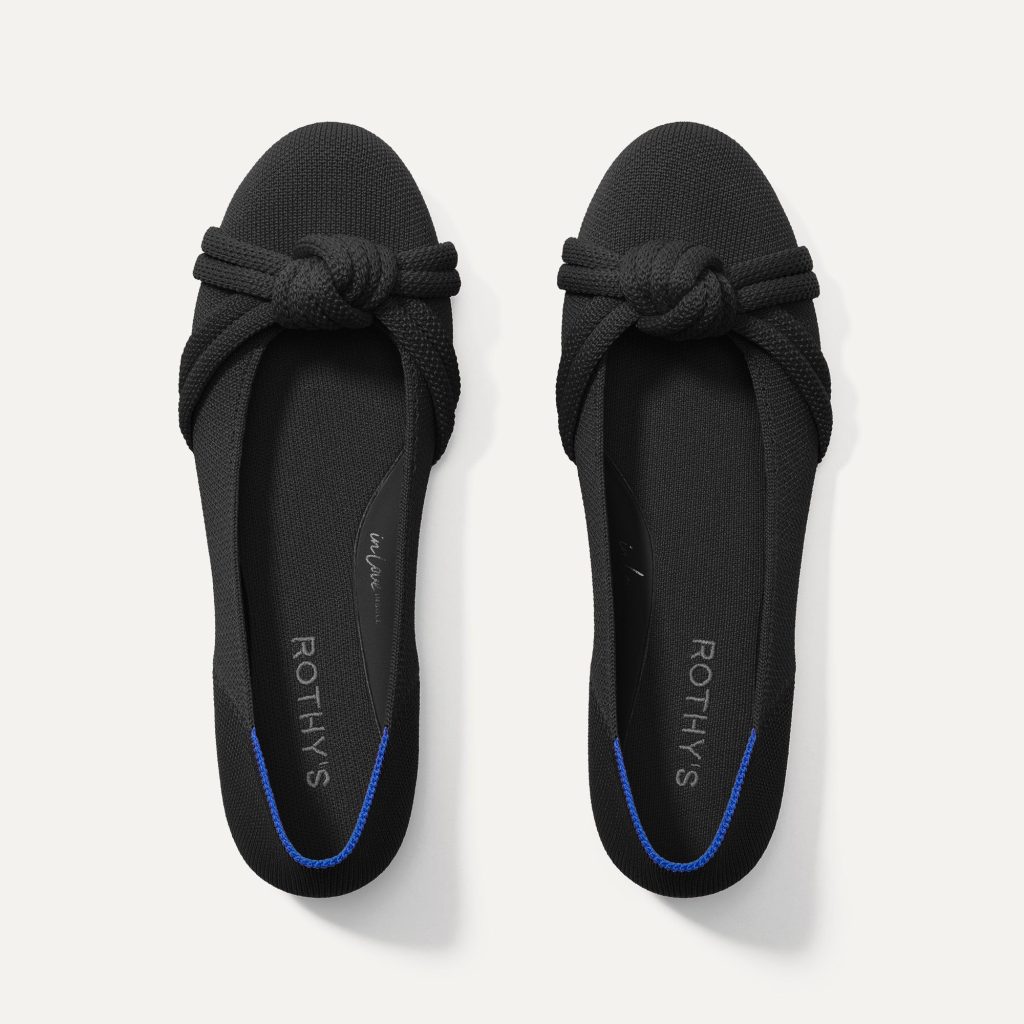 The Knot Ballet Flat - Black